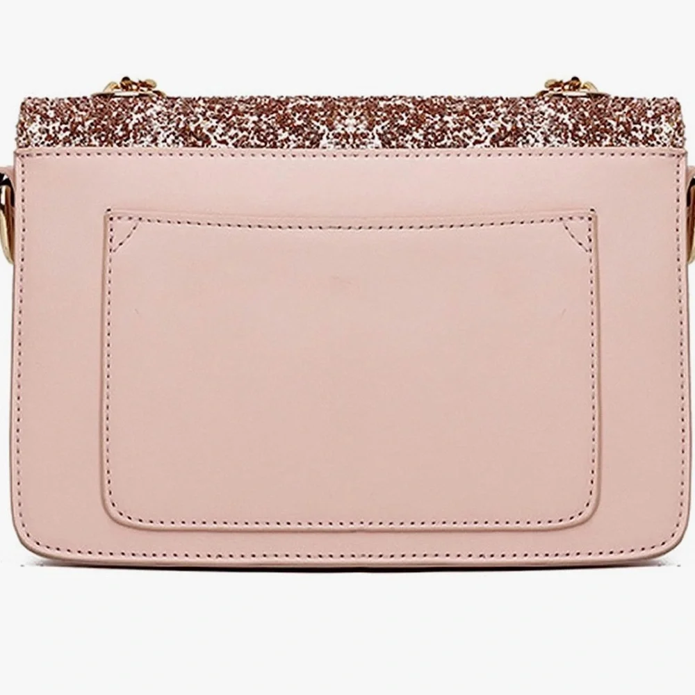 SABARRY Shoulder Bag Crossbody Bag Glitter Clutch Purse Evening Handbag (Blue)